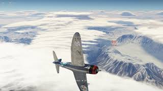 ACM#18- Head on + Barrel Roll + Loop (energy fighting) War Thunder - Energy fight p47 vs 109