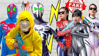 TEAM SPIDER-GIRL Action Story IN REAL LIFE || Who Is THE FAKE SUPERHERO ??? (SPECIAL LIVE ACTION)