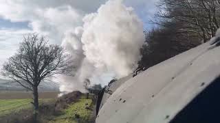 Bulleid Pacific “Manston” from the footplate