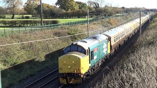 Blackpool Special and Freight Trains at Acton Bridge 11th November 2023