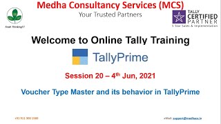 Session 20 on TallyPrime