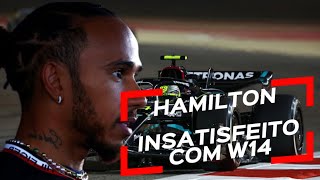 HAMILTON não esconde a insatisfação com o carro que tem para 2023 #mercedesf1