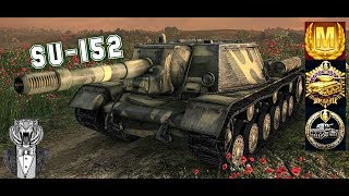 SU-152 #3 World of Tank Blitz Aced gameplay 4100 DMG 6kills Kolobanov +Ammorack Montage