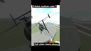 Cricket stadium code | indian bike driving 3d | indian bike driving 3d new update| Indian bike