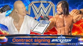 Chris jericho vs seth rollins wrestlemania backlash contract sigining