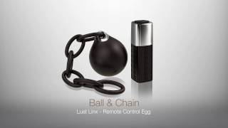 Rocks-Off Lust Linx Ball & Chain Remote Control Vibrating Love Egg