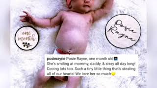 A belated birthday video for the new 1 year old POSIE RAYNE LABRANT