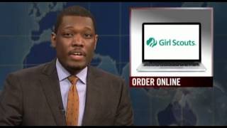 "weekend update" -- how to buy girl scout cookies on the internet