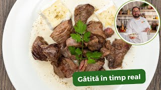 Rețeta pas cu pas: Vită în sos Camembert | Click & cook | 🥩🧀