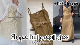 SHOPEE HAUL OVERALL DRESS KEKINIAN SUPER CANTIK WAJIB PUNYA RACUN TIKTOK