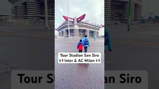 Tour stadion San Siro. Inter & Milan. #milan #intermilan #sansiro #interisti #milanderby #nerazzurri