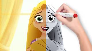 Rapunzel Song 🎵 | Mini Album | Drawing Video 🎨 | Disney Princess | Unofficial