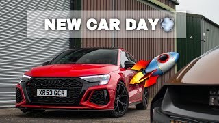 NEW CAR DAY FOR DANNY, RS3 8Y LAUNCH EDITION ( PART ONE )