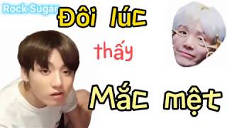 (BTS funny moment #1) Đôi khi thấy mắc mệt