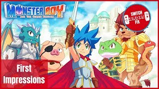 Monster Boy and the Cursed Kingdom First Impressions on the Nintendo Switch