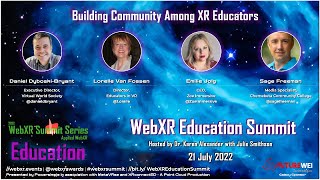 WebXR Education Summit 16 of 22 - Building Community Among XR Educators