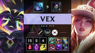 Vex Mid vs Akali: Godlike - KR Challenger Patch 14.21