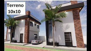 Sobrados 10x10 - 74m² - Proj. Viamão