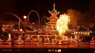 1 million Tivoli Lights in Tivoli Gardens, Copenhagen, Denmark