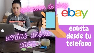 ebay como vender en ebay como enlistar desde tu telefono con la aplicación de ebay 2021