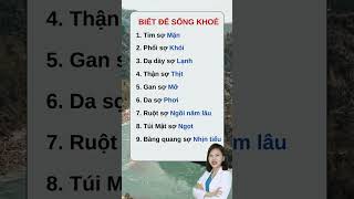 Biết để sống khỏe | Bác sĩ Trang #bácsĩtrang #drstrang #lamdep