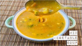 Mixed Vegetable Soup recipe | Vegetable and Lentil Soup | Vegetable Soup | Healthy Recipes