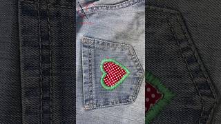 تکه دوزی روی لباس | آموزش خیاطی | Sewing Tips and Tricks | #shorts #tiktok