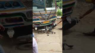 Truck and Bike Accident in Bangalore #sort