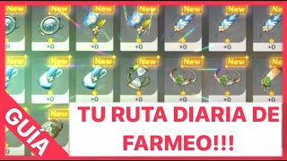 LA RUTA DE FARMEO que tú también TENDRIAS QUE HACER | Genshin Impact 1.5