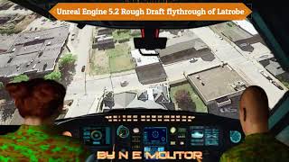 Latrobe PA in Unreal Engine 5.2 - Rough Draft