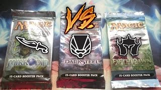 MTG Pack Wars EP 13 - Mirrodin vs Darksteel vs Fifth Dawn [ENG SUB]