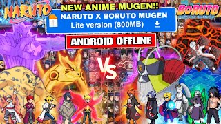 LITE MUGEN‼️ NARUTO X BORUTO STORM MUGEN (8OOMB) Best Anime War Mugen Android