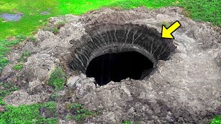 Elderly Couple Discovers Massive Sinkhole In Backyard, Then It Leads To An AMAZING Discovery!