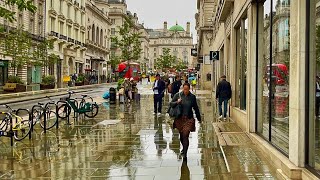 Rainy Sunday Stroll in Central London: Exploring Iconic Streets and Hidden Gems"