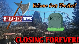 BREAKING: Volcano The Blast Coaster To Be REMOVED From Kings Dominion!