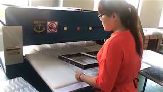 Plastic blister packaging die cutting machine