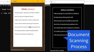 Output of CamScanner using Python | PyPower Projects