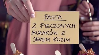 Pasta z pieczonych buraków z serem kozim