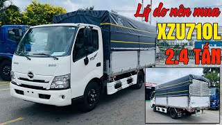 Lý Do Nên Mua Xe Tải Hino 2 Tấn 4 XZU710L Mới Nhất Năm 2023| Cập Nhật Giá Xe Tải Hino 2T4 Tại TP HCM