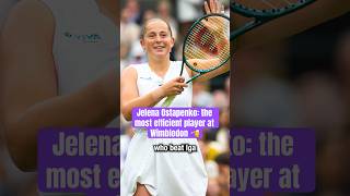 DOMINANT Jelena Ostapenko barely breaks a sweat at Wimbledon 😎 #tennis