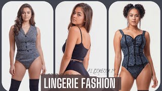 AI LOOKBOOK 19 //  LINGERIE & HIGH HEELS // Plus Ai Beauty #ai #aibeauty #lookbookartai