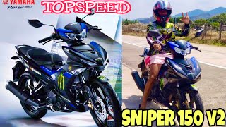 Yamaha Sniper 150 v2 | Top Speed Via Gps Speedometer | Factory Stock