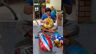 🎈✈️🚀 Thổi bong bóng máy bay, tên lửa, Pikachu 🐭🐁⚡ Muội Vlog 1124 #shorts