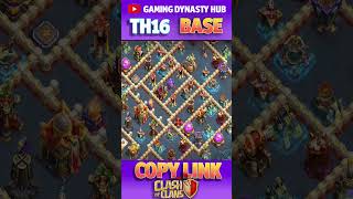 TOP 10 TH16 CWL & LEGEND PUSH BASE LINK GDH P 10 #clashofclans  #shortsfeed  #shorts  #short