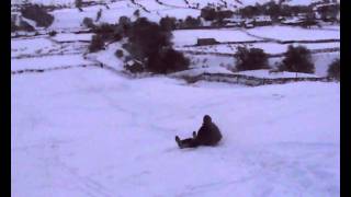 Sledging - Carlton-in-Coverdale, 1st December 2010