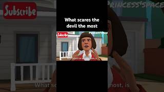 SATAN GETS SCARED WHEN YOU DO THIS. #christiananimationvideo #story #trending #prayer #shorts