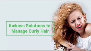 TIPS TO MANAGE CURLY & WAVY HAIR | Frizzy hair easy remedy | Solution to Manage Curly Hair