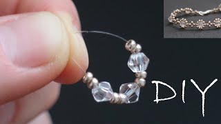 💗How to make EASY BRACELETS from beads or crystal