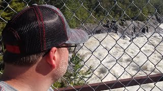 KENNEBEC RIVER RESERVOIR SPILLWAY #shorts