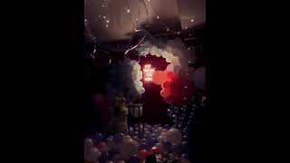 Late night birthday Party decoration#At home# beautiful Birthday setup@DIY Celebrations